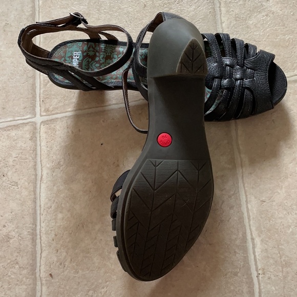 Camper Peep Toe Mini Heal Sandals - Picture 4 of 5